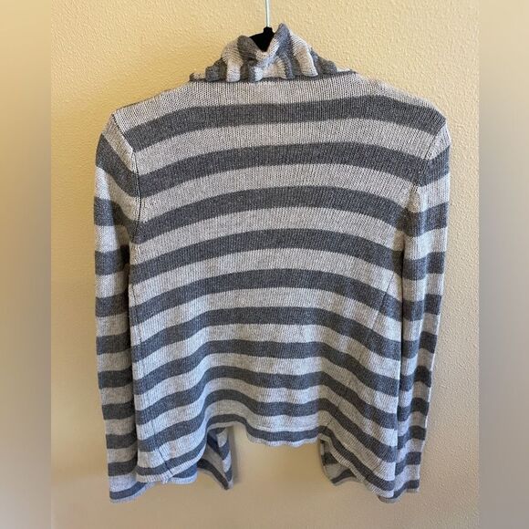 Women’s striped ruffle cardigan by Mystree sz S - Picture 2 of 4